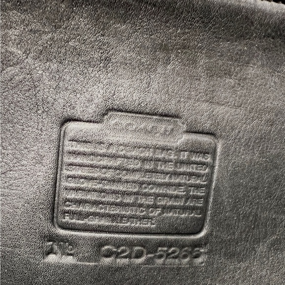 COACH vintage Beekman black leather brief - Picture 7 of 8